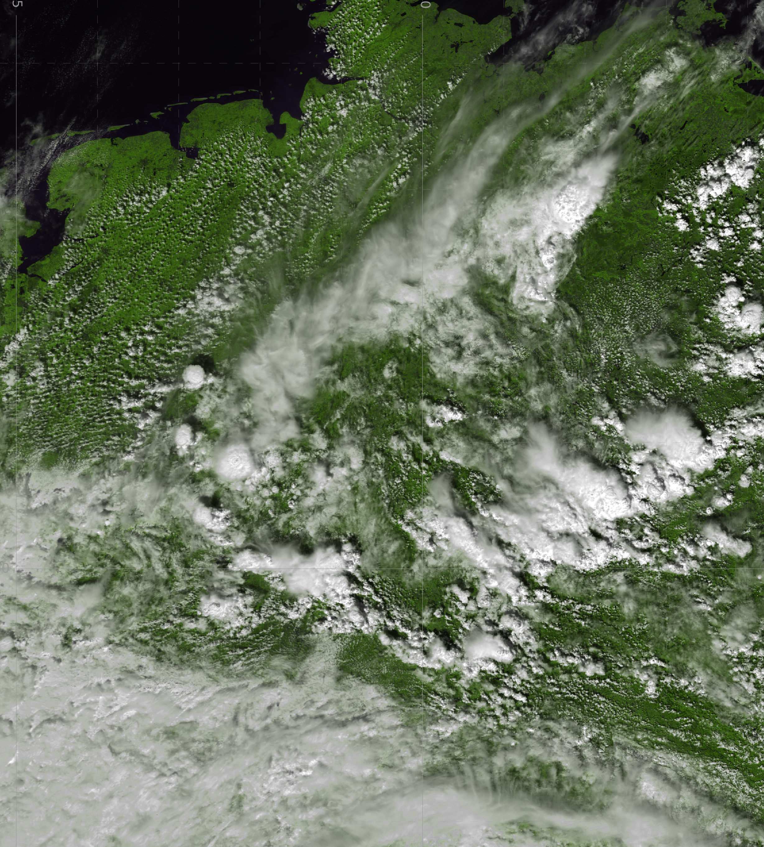 Real MODIS image